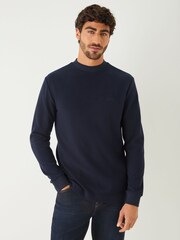 BOSS Blue Regular Fit Explorer Logo T-Shirt - Image 1 of 4