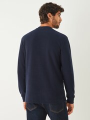 BOSS Blue Regular Fit Explorer Logo T-Shirt - Image 2 of 4