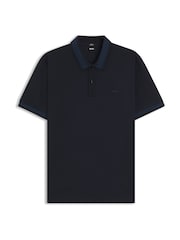 BOSS Blue Phillipson Contrast Placket Polo Shirt - Image 1 of 1