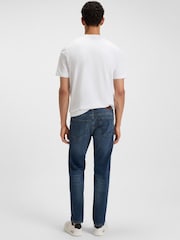 BOSS Blue Regular Fit Blue Re.Maine Stretch Denim Jeans - Image 2 of 4