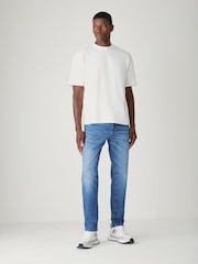 BOSS Blue Regular Fit Blue Re.Maine Stretch Denim Jeans - Image 3 of 7