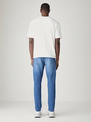 BOSS Blue Regular Fit Blue Re.Maine Stretch Denim Jeans - Image 4 of 7