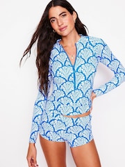 Boden Blue Swim Shorts - Image 1 of 6