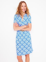 Boden Blue Naomi Short Sleeve Dress - Image 5 of 6