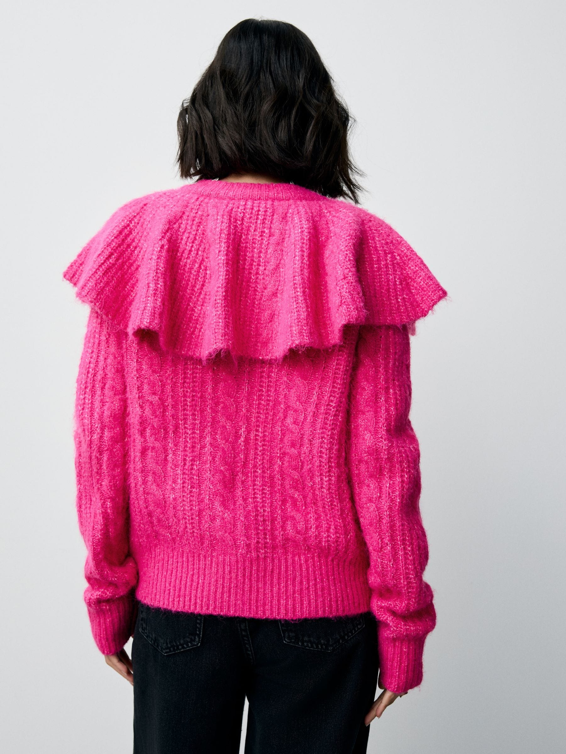 カーディガン france vintage pink cape cardigan. Buy Bright Pink Cable Knit Cape Cardigan from Next USA