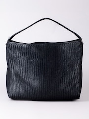 Lakeland Leather Black Wreay Hobo Bag - Image 1 of 7