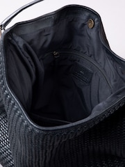 Lakeland Leather Black Wreay Hobo Bag - Image 3 of 7