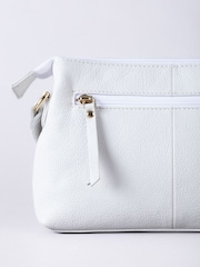 Lakeland Leather White Eden Cross-Body Bag - Image 5 of 9