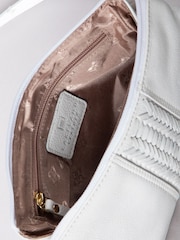 Lakeland Leather White Eden Cross-Body Bag - Image 7 of 9