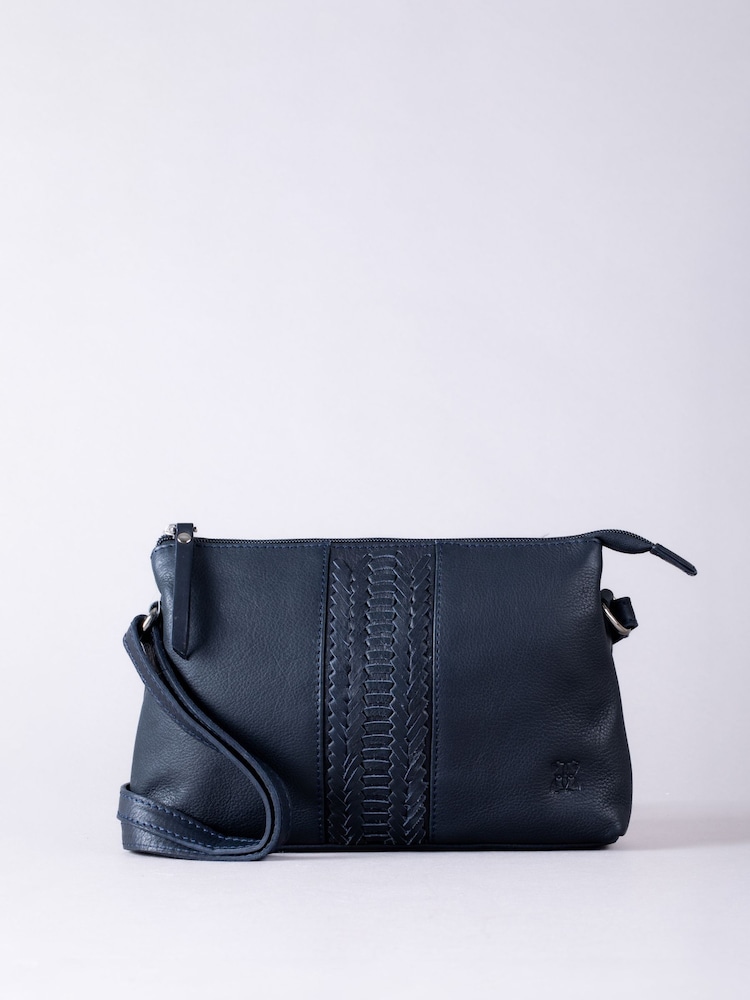 Lakeland Leather Blue Eden Cross-Body Bag - Image 2 of 8