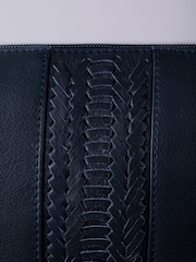 Lakeland Leather Blue Eden Cross-Body Bag - Image 7 of 8