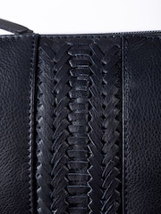 Lakeland Leather Black Eden Cross-Body Bag - Image 7 of 9