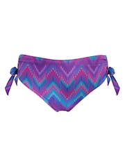 Pour Moi Purple Malibu Adjustable Bikini Briefs - Image 3 of 4