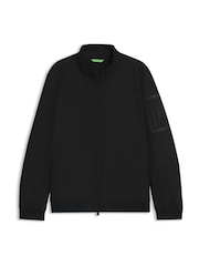 BOSS Black Zip Through Bomber Jacket - Image 1 of 1