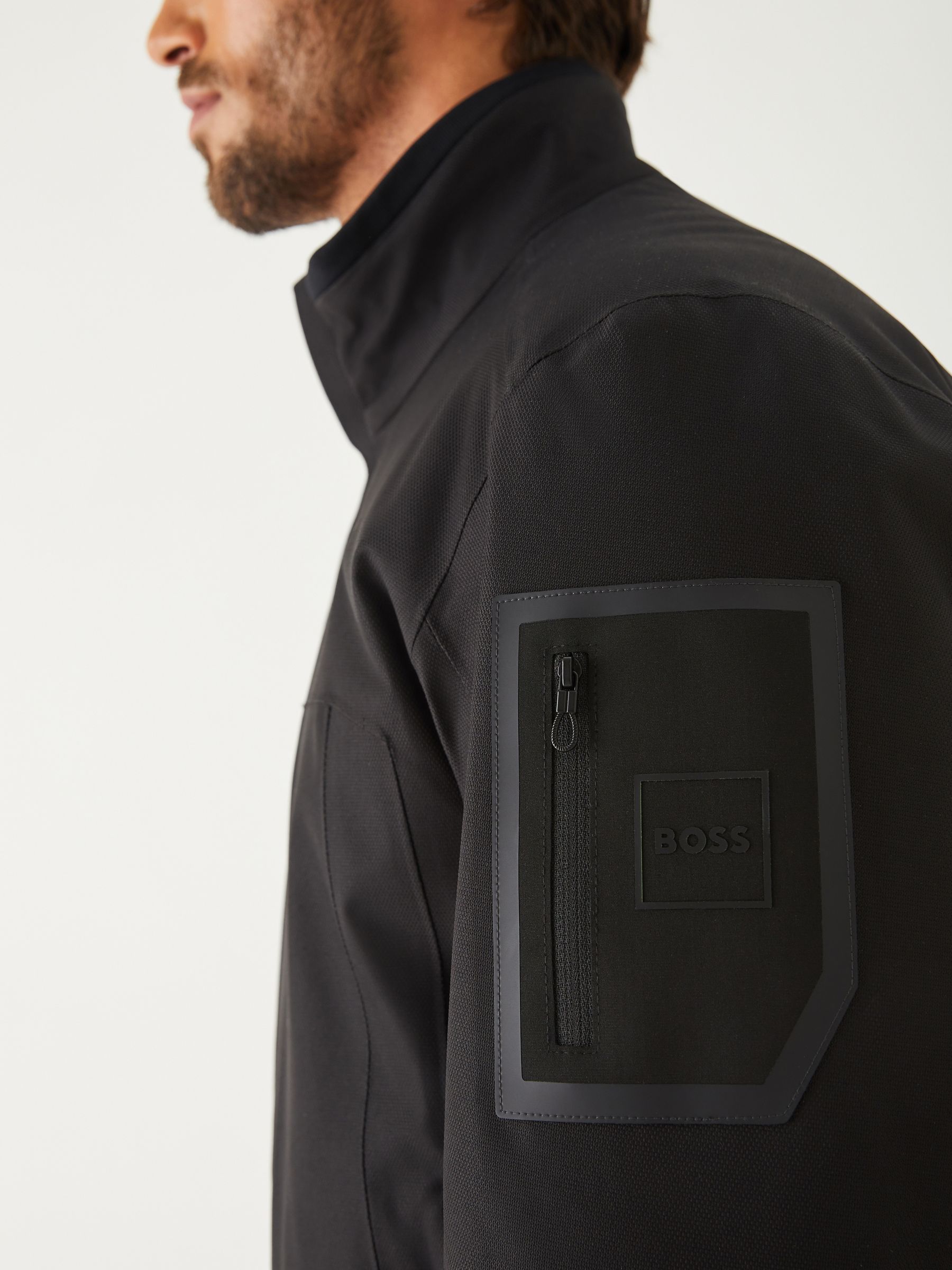 Buy BOSS Black Zip Through Bomber Jacket from Next USA