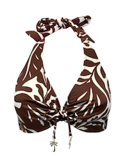Pour Moi Black Madrid Underwired Halter Triangle Top - Image 3 of 4