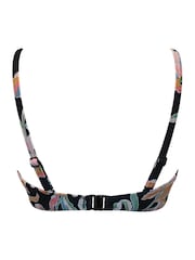 Pour Moi Black Free Spirit Lightly Padded U/W Twist Bikini Top - Image 4 of 4