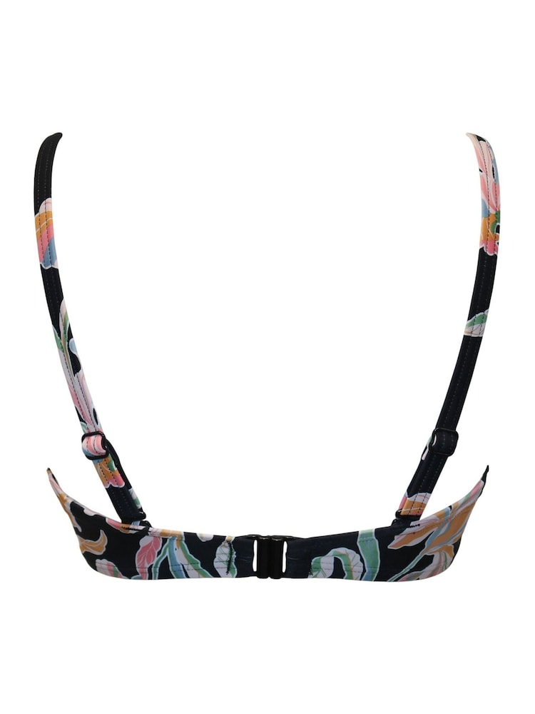 Pour Moi Black Free Spirit Lightly Padded U/W Twist Bikini Top - Image 4 of 4