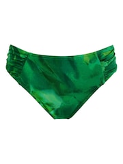 Pour Moi Green Brief Cabana Tab Bikini Bottoms - Image 3 of 4