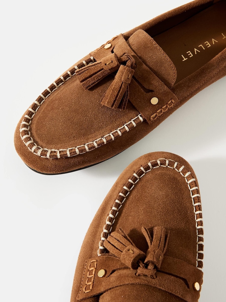 Buy Mint Velvet Brown Syd Suede Deck Shoes from Next USA Buy Mint Velvet Brown Syd Suede Deck Shoes from Next USA