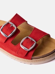 Mint Velvet Hannah Two Strap Sliders - Image 4 of 6