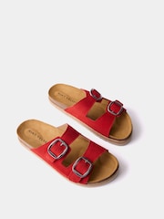 Mint Velvet Hannah Two Strap Sliders - Image 5 of 6