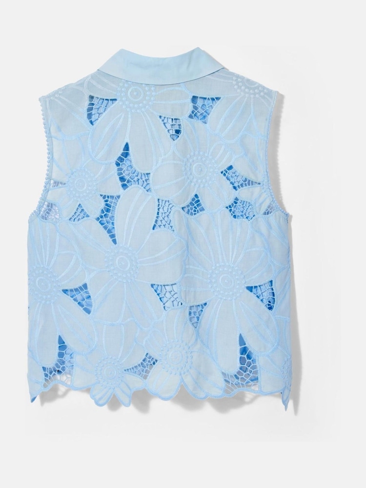 Mint Velvet Floral 100% Cotton Shirt - Imagen 7 de 7