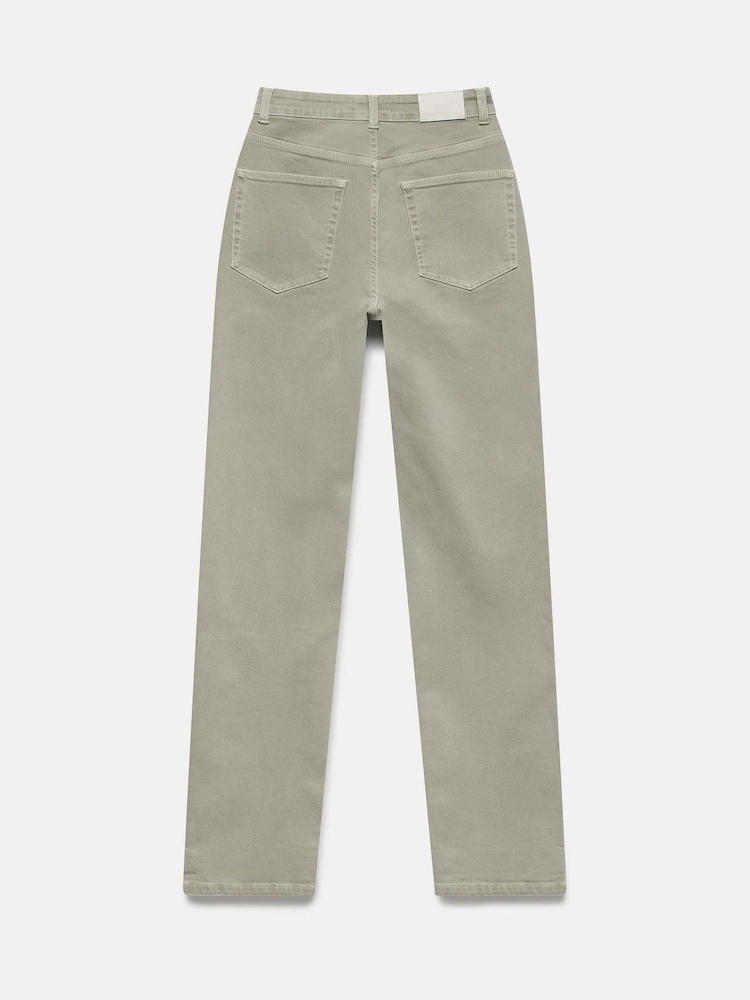 Mint Velvet Grey Sculpting Slim Zip Pocket Jeans - Image 7 of 7