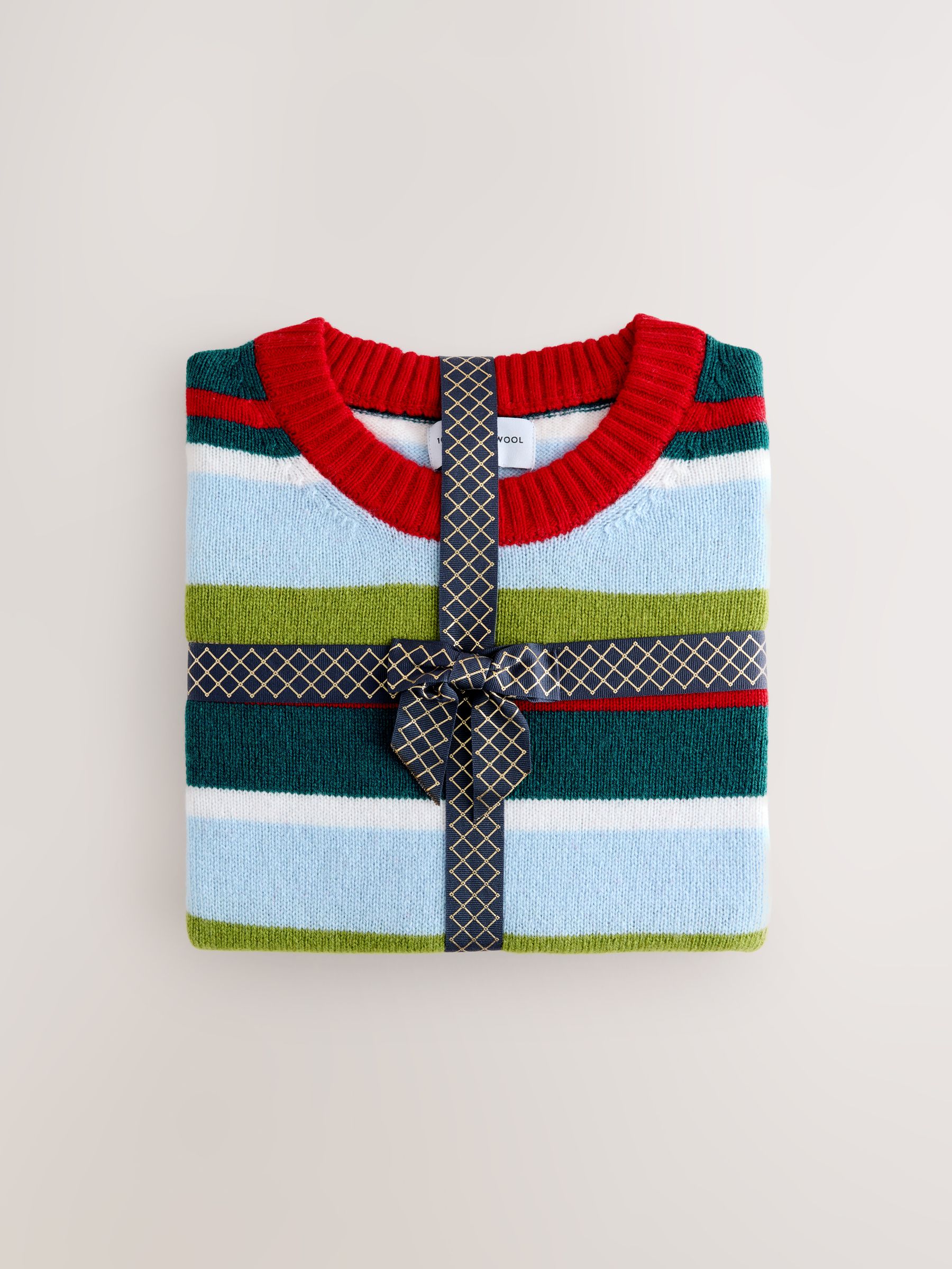 Buy Багатокольорова червона у смужку - 100% Lambswool N. Premium Buy Багатокольорова червона у смужку - 100% Lambswool N. Premium