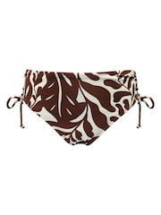 Pour Moi Brown Madrid Adjustable Bikini Briefs - Image 3 of 4