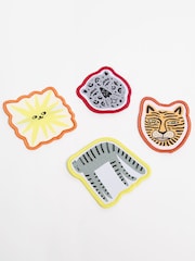GEN Orange Iron On Animal Badges - Image 2 of 2