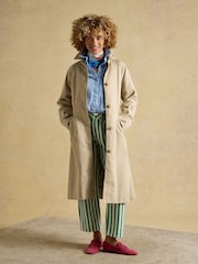 Joules wasserabweisender einreihiger Trenchcoat mit Gürtel - Bild 6 von 13