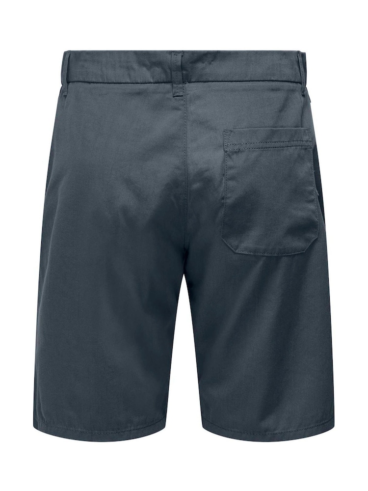 Only & Sons Grey Chinos Shorts 2 Pack - Image 6 of 6