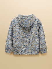 Joules Blue Printed Raincoat - Image 2 of 5
