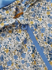 Joules Blue Printed Raincoat - Image 4 of 5