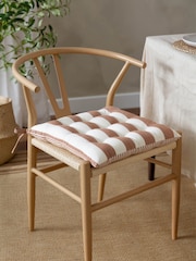 Yard 2 Pack Hayle Striped Cotton Seat Pads - Imagen 1 de 7