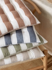 Yard 2 Pack Hayle Striped Cotton Seat Pads - Imagen 7 de 7