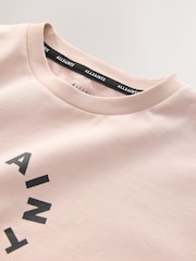 smALLSAINTS Pink Tierra T-Shirt and Sweat Shorts Set - Image 5 of 5