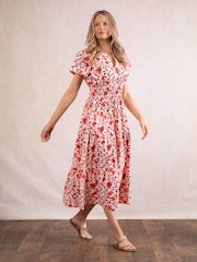 Lakeland Clothing Tulla Midi 100% Cotton Dress - Image 1 of 7