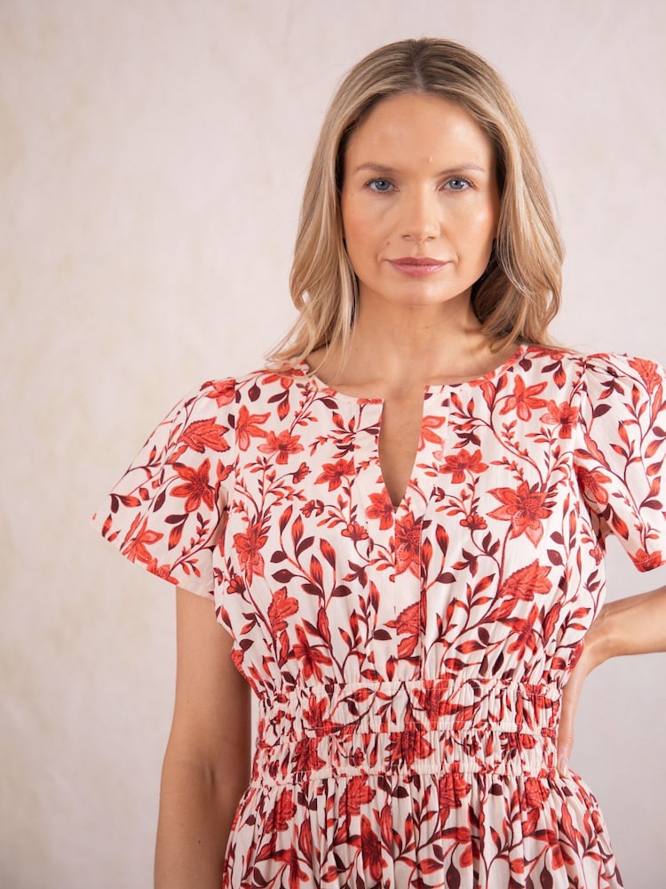 Lakeland Clothing Tulla Midi 100% Cotton Dress - Image 3 of 7