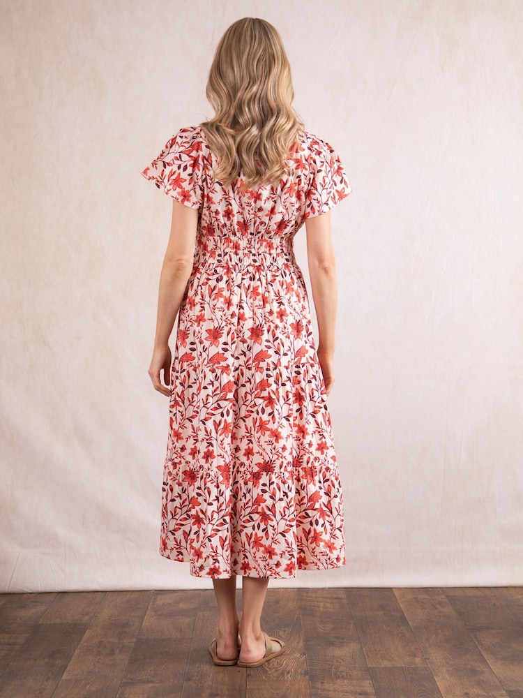 Lakeland Clothing Tulla Midi 100% Cotton Dress - Image 4 of 7