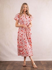 Lakeland Clothing Tulla Midi 100% Cotton Dress - Image 5 of 7