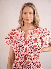 Lakeland Clothing Tulla Midi 100% Cotton Dress - Image 7 of 7