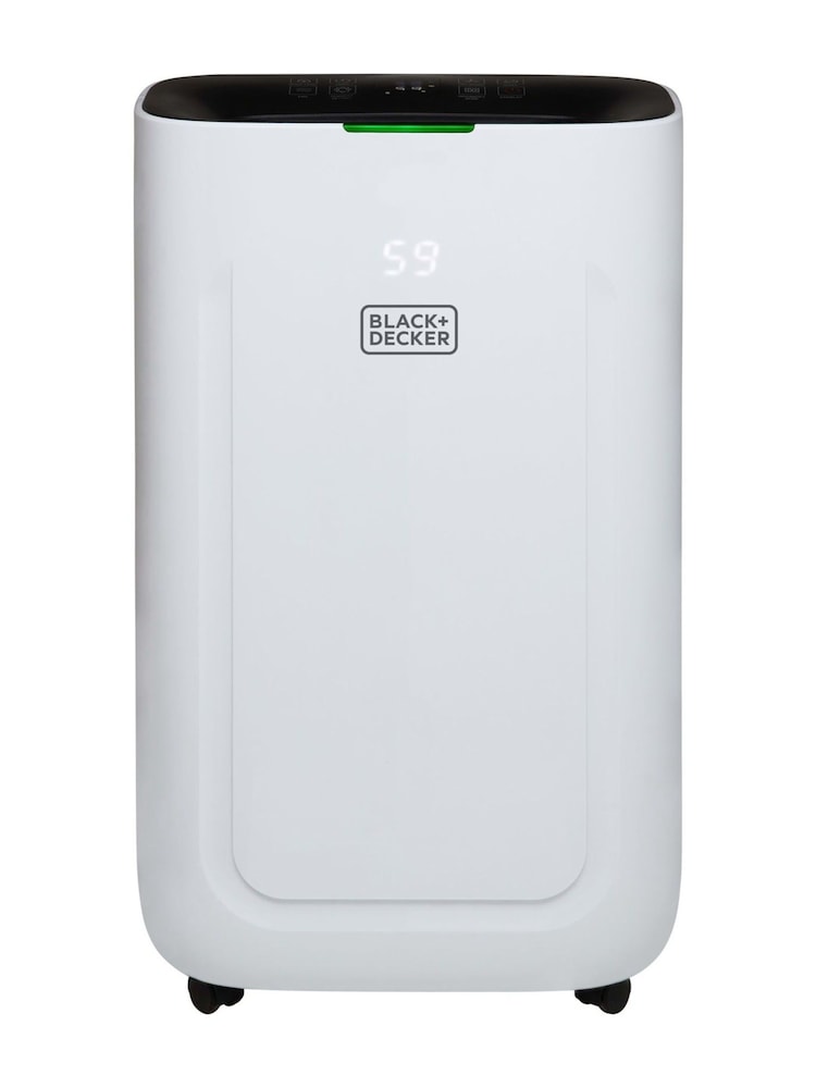 Black & Decker White 20L Smart Dehumidifier with 65L Water Tank - Image 1 of 6