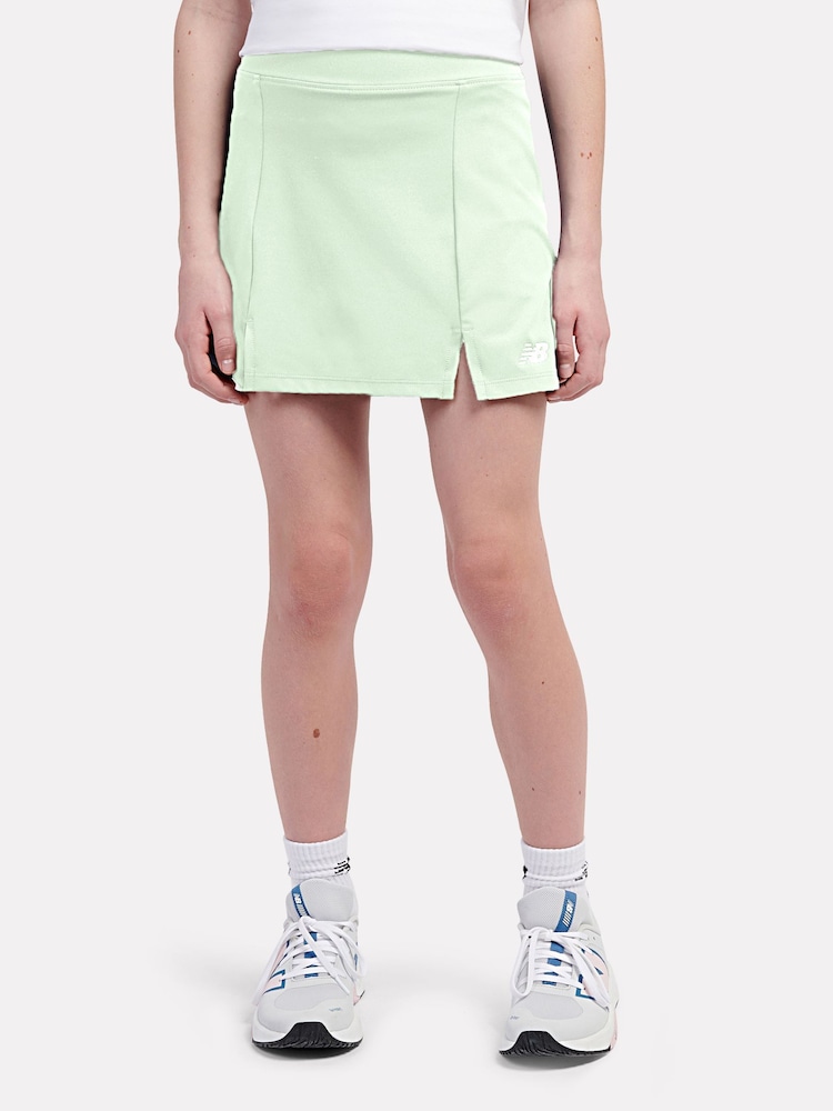 New Balance Light Green Kids Performance Skirt - Image 1 of 8