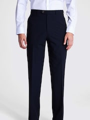MOSS Blue Relaxed Fit Trousers - Image 1 of 1