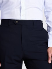 MOSS Blue Relaxed Fit Trousers - Image 3 of 3