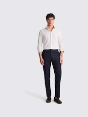 MOSS Natural Slim Fit Off Dobby Stretch Shirt - Image 2 of 3