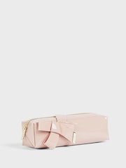 Ted Baker Pink Nikara Knot Bow Brush Case - Image 1 of 4