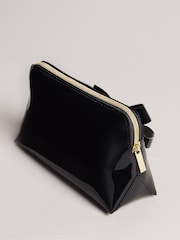 Ted Baker Black Nicolai Knot Bow Makeup Bag - Image 2 of 4